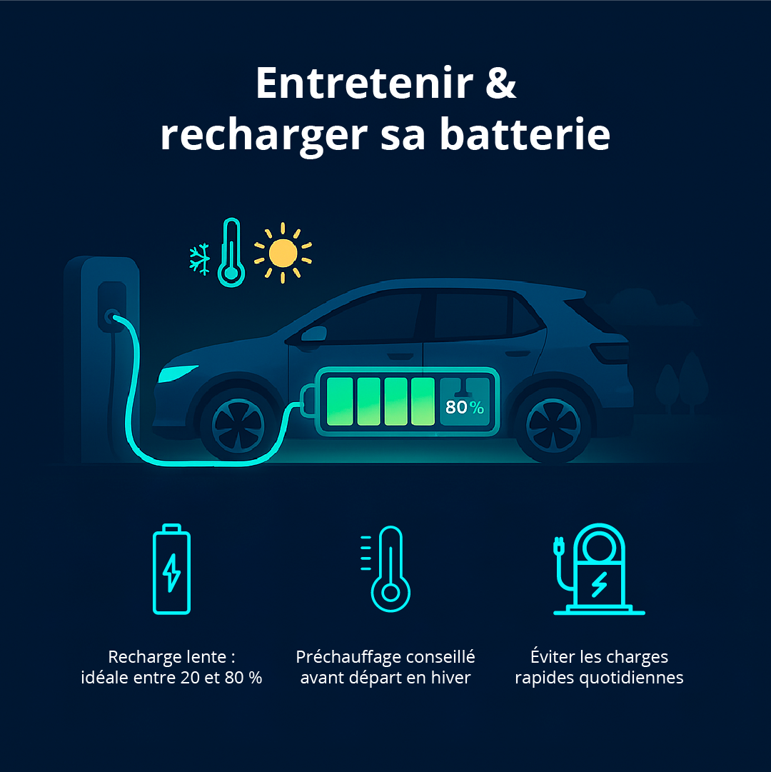 Schéma entretien et préchauffage batterie