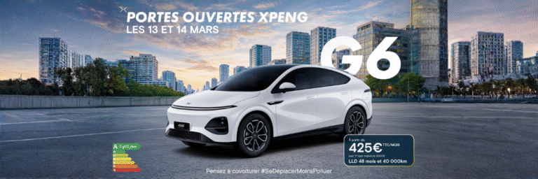 XPENG ouvre ses portes pour découvrir le G6